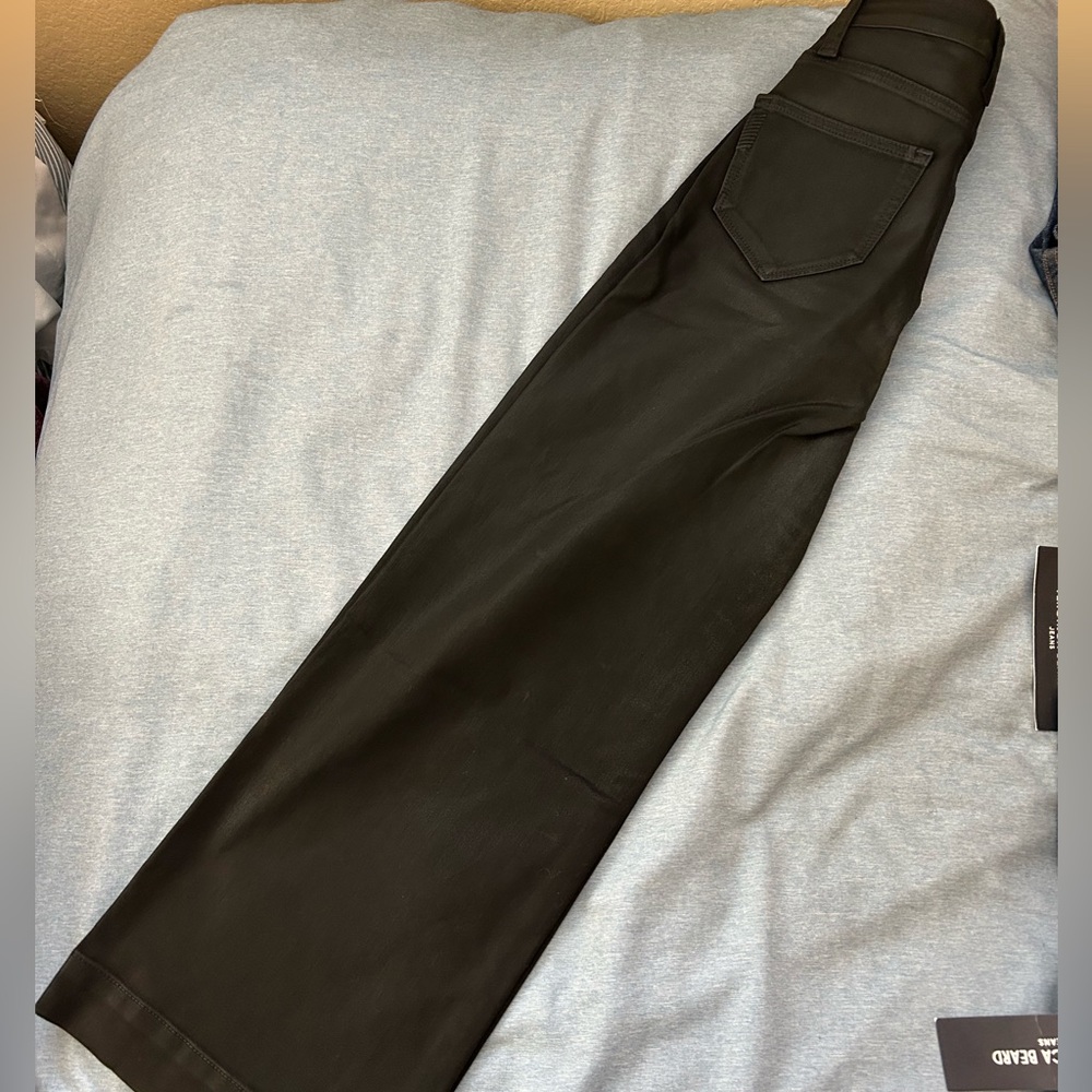 PAIGE Anessa Black Fog Luxe Coating Jeans - Picture 7 of 13